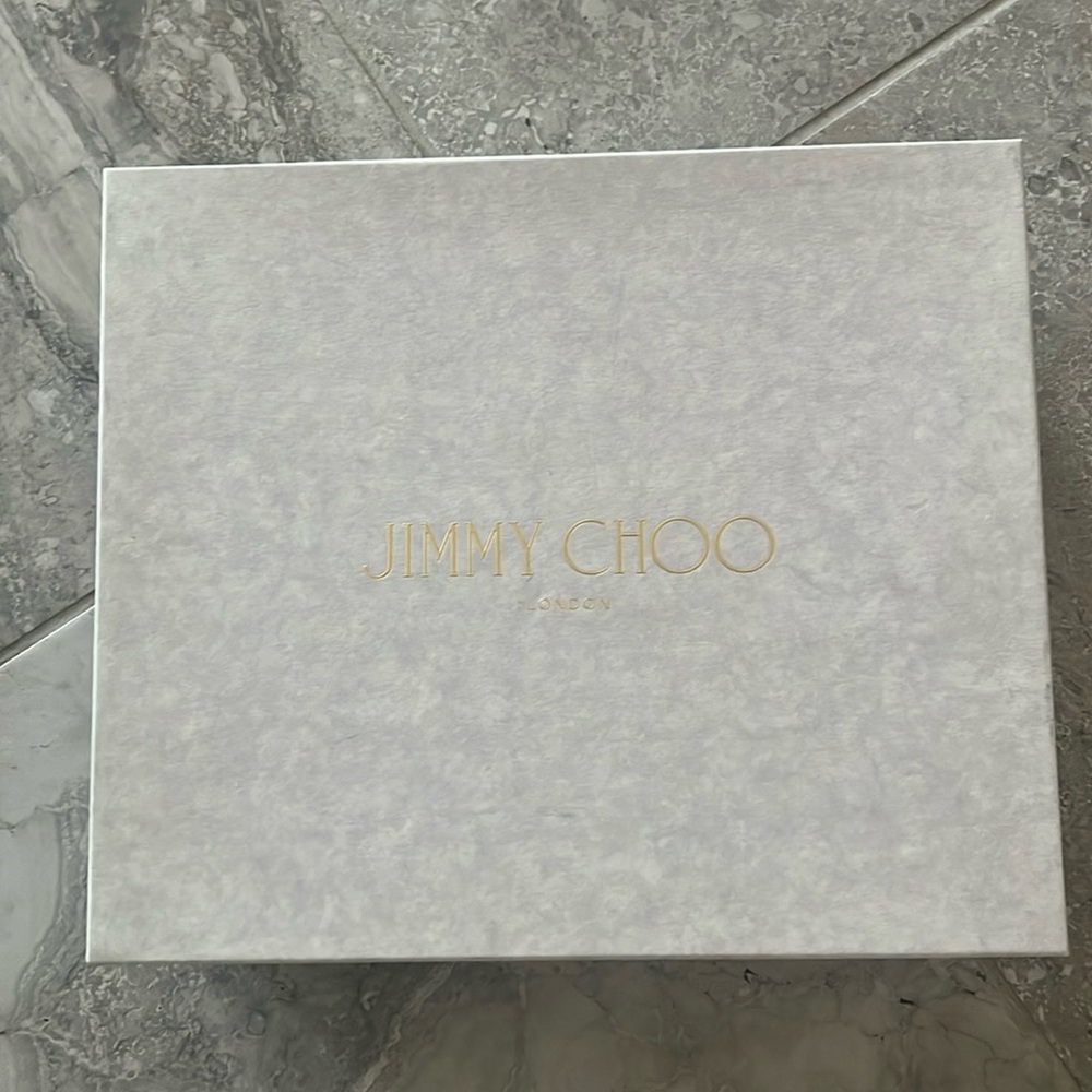 Jimmy Choo Aveline 100 Sandals w/Asymmetric Grosgrain Mesh Fascinator Bows NEW - Picture 14 of 16